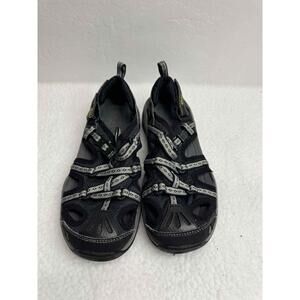 Ahnu Black Closed Toe‎ Breathable  Sandals Unisex Size 8